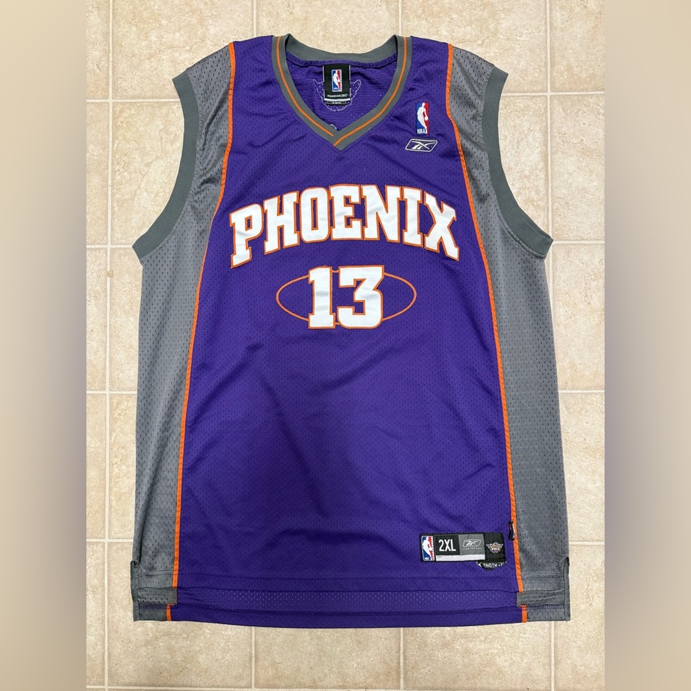 Phoenix Suns Steve Nash Purple Basketball Jersey